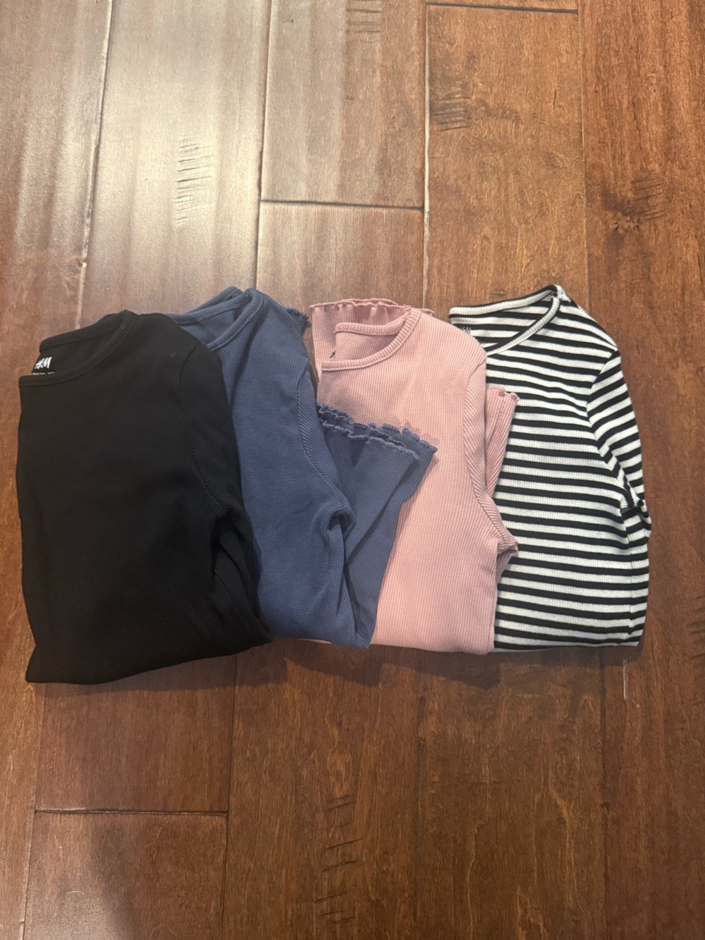 H&M Girls long sleeved tops - set of four (6/7)